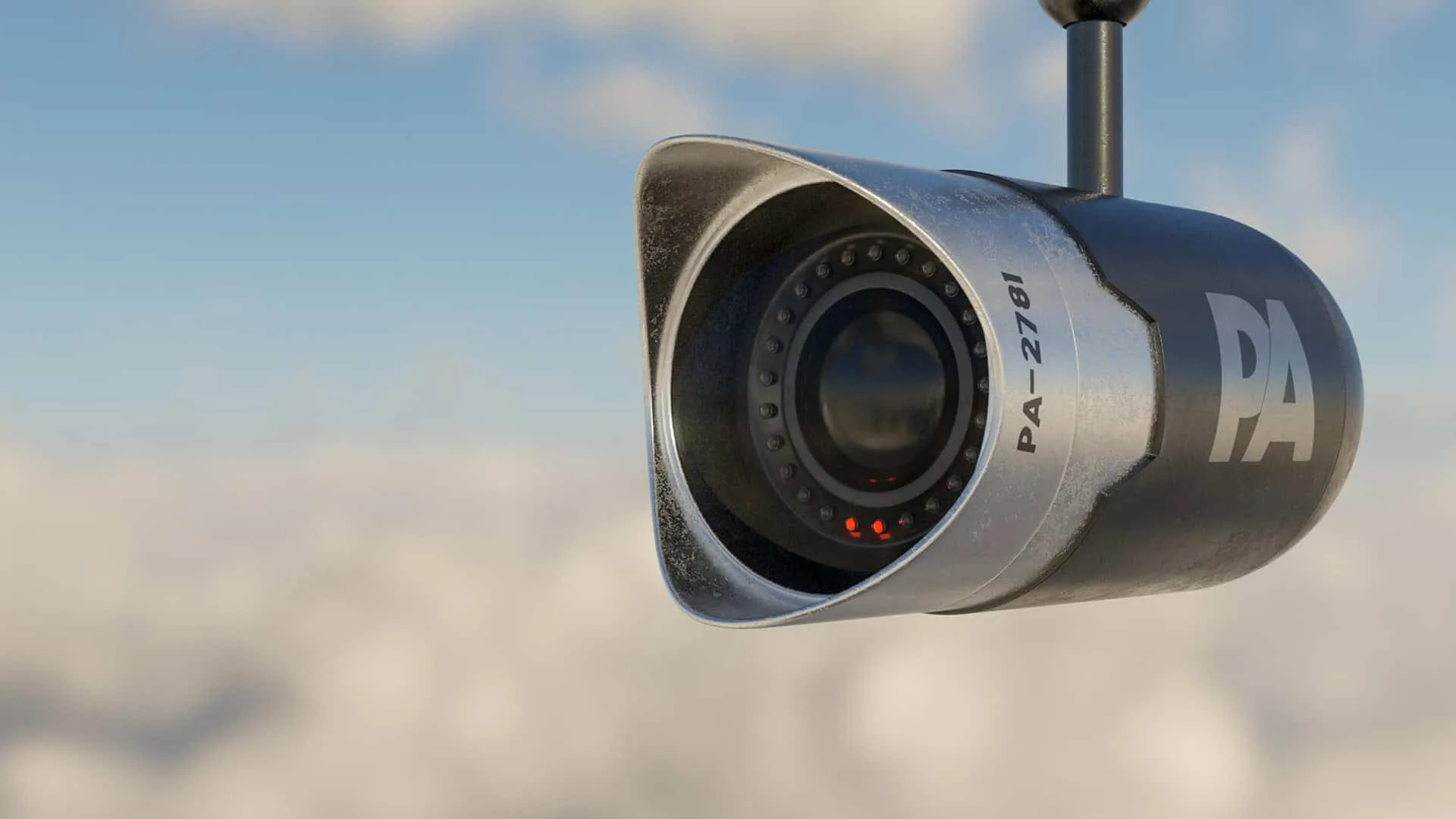 A security camera